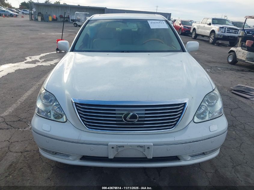 2005 Lexus Ls 430 VIN: JTHBN36F655002853 Lot: 43676514