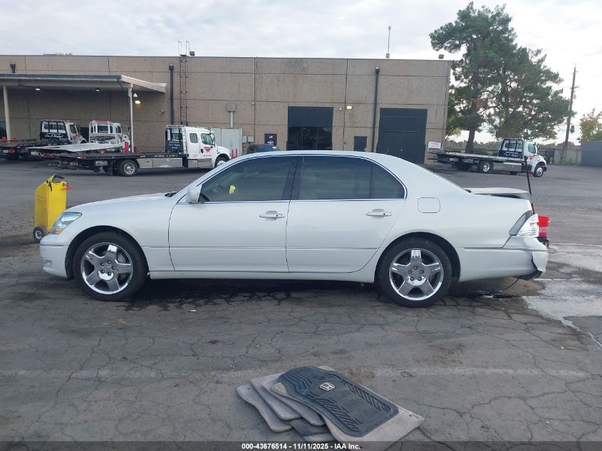 2005 Lexus Ls 430 VIN: JTHBN36F655002853 Lot: 43676514