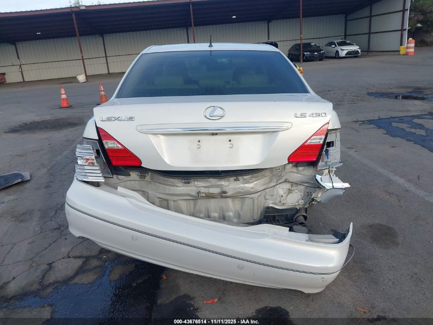 2005 Lexus Ls 430 VIN: JTHBN36F655002853 Lot: 43676514