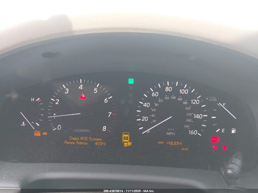 2005 Lexus Ls 430 VIN: JTHBN36F655002853 Lot: 43676514