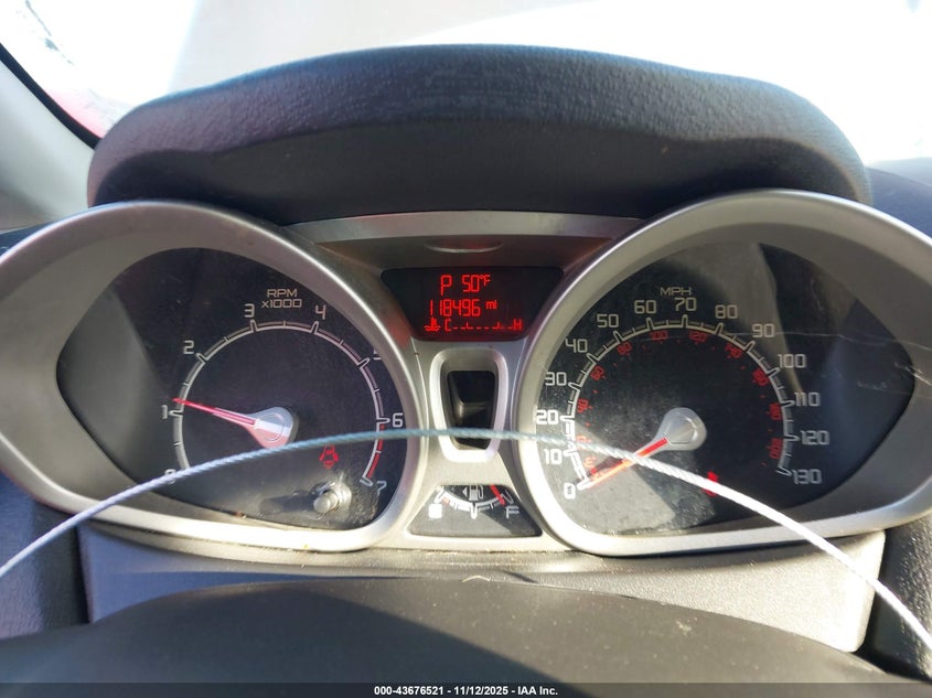 2013 Ford Fiesta Se VIN: 3FADP4BJ7DM165286 Lot: 43676521