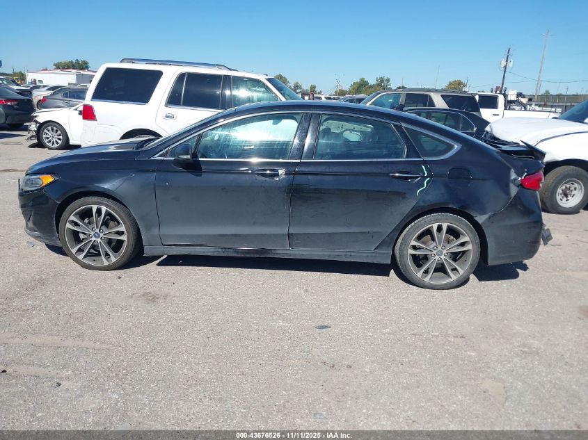 2020 Ford Fusion Titanium VIN: 3FA6P0D91LR136968 Lot: 43676526