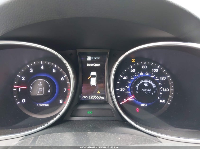 2013 HYUNDAI SANTA FE SPORT 2.0T 5XYZUDLA0DG114605