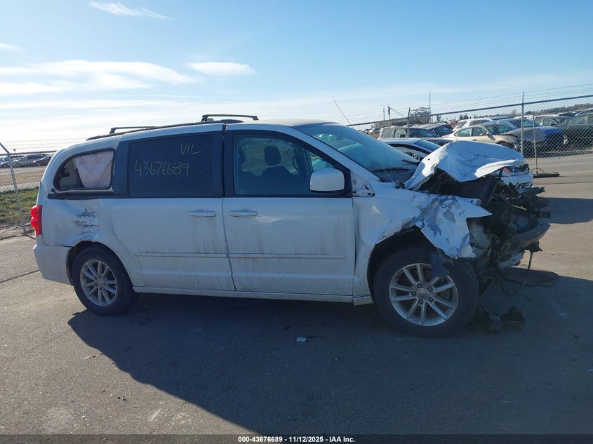 2016 Dodge Grand Caravan Sxt VIN: 2C4RDGCG8GR312225 Lot: 43676689