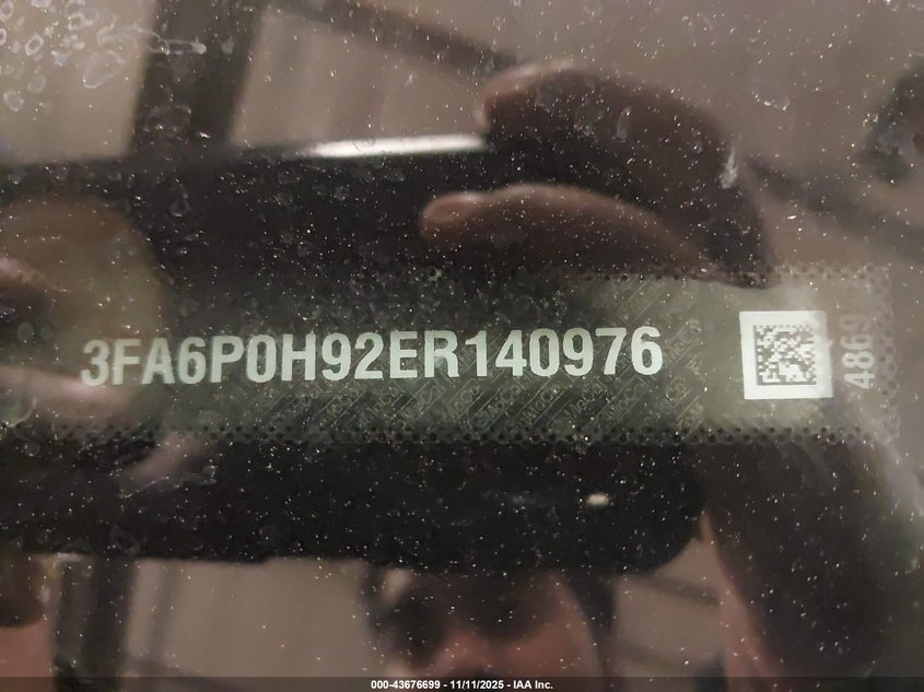 2014 FORD FUSION SE 3FA6P0H92ER140976