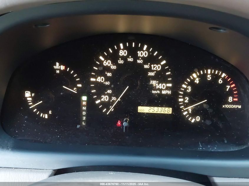 2001 Lexus Rx 300 VIN: JTJHF10UX10206273 Lot: 43676760