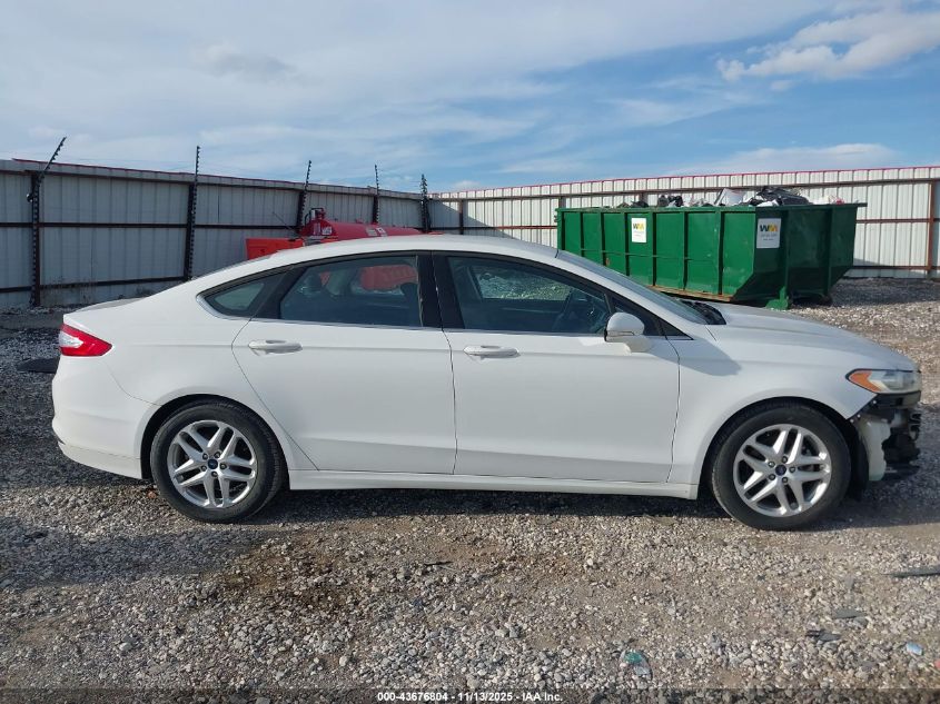 2016 Ford Fusion Se VIN: 3FA6P0H72GR262271 Lot: 43676804