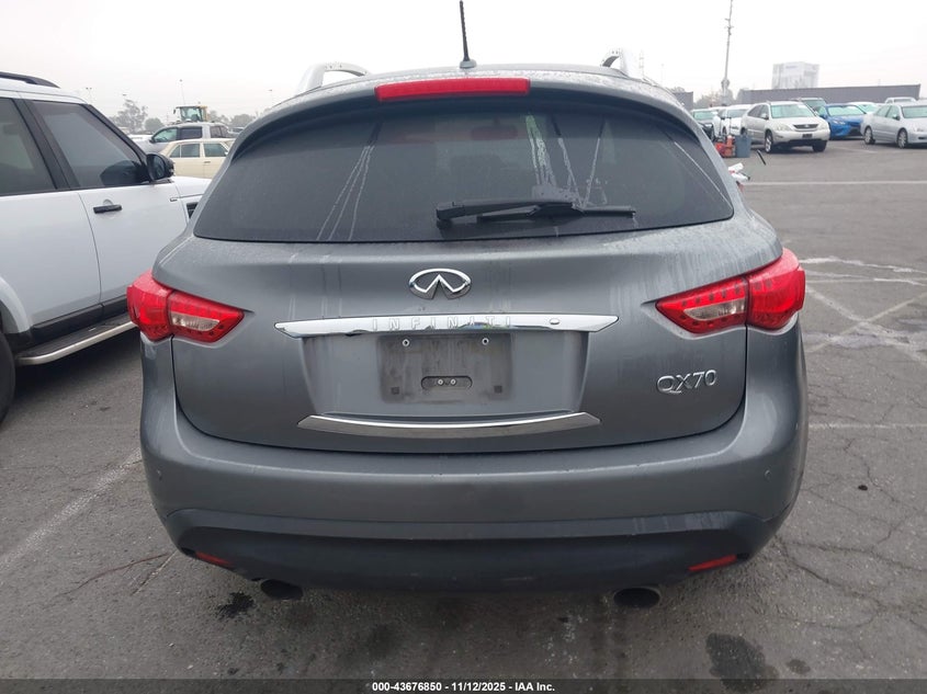2017 Infiniti Qx70 VIN: JN8CS1MWXHM410793 Lot: 43676850
