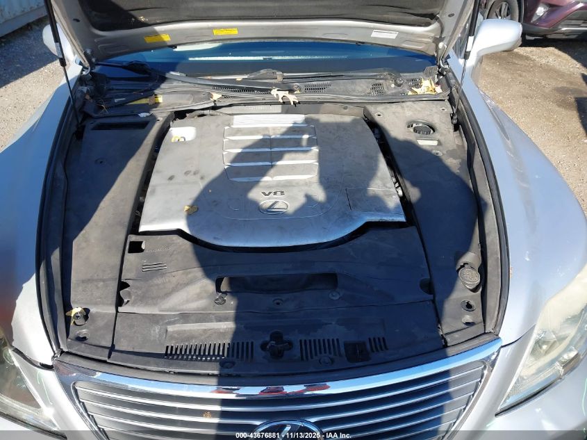 2009 Lexus Ls 460 VIN: JTHCL46F895001211 Lot: 43676881