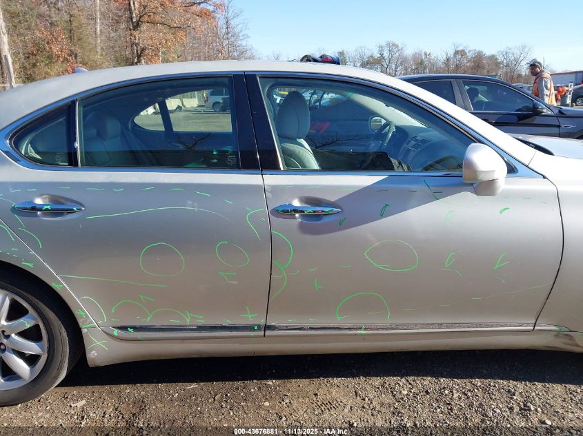 2009 Lexus Ls 460 VIN: JTHCL46F895001211 Lot: 43676881