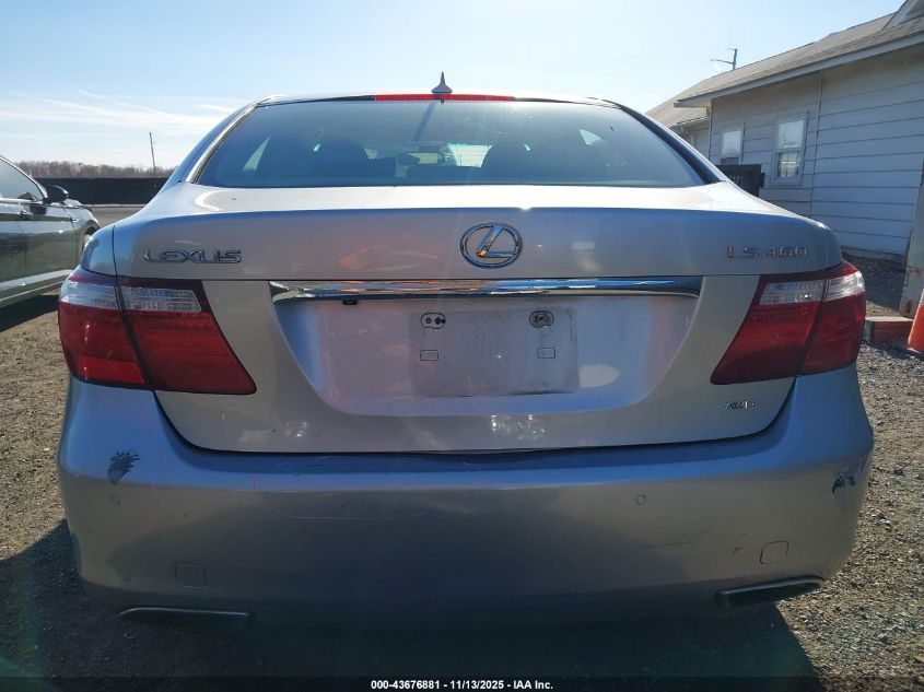 2009 Lexus Ls 460 VIN: JTHCL46F895001211 Lot: 43676881