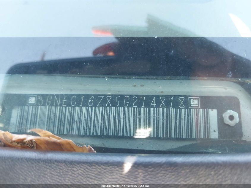 2005 Chevrolet Suburban 1500 Lt VIN: 3GNEC16Z85G214818 Lot: 43676930