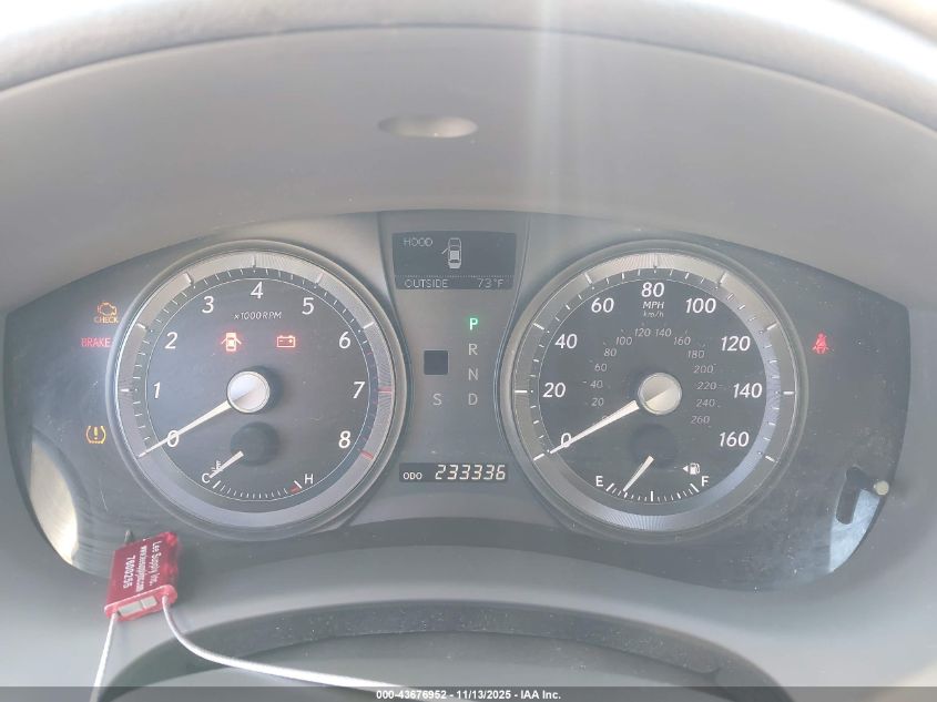 2008 Lexus Es 350 VIN: JTHBJ46G782271637 Lot: 43676952