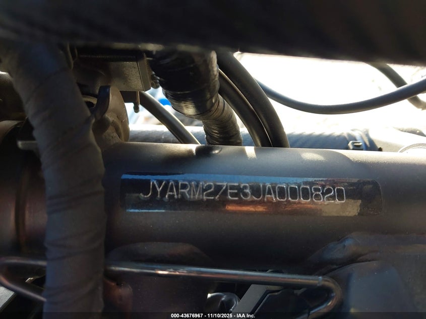 2018 Yamaha Mt07 VIN: JYARM27E3JA000820 Lot: 43676967