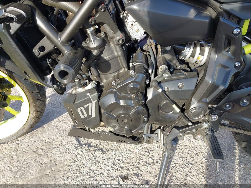 2018 Yamaha Mt07 VIN: JYARM27E3JA000820 Lot: 43676967