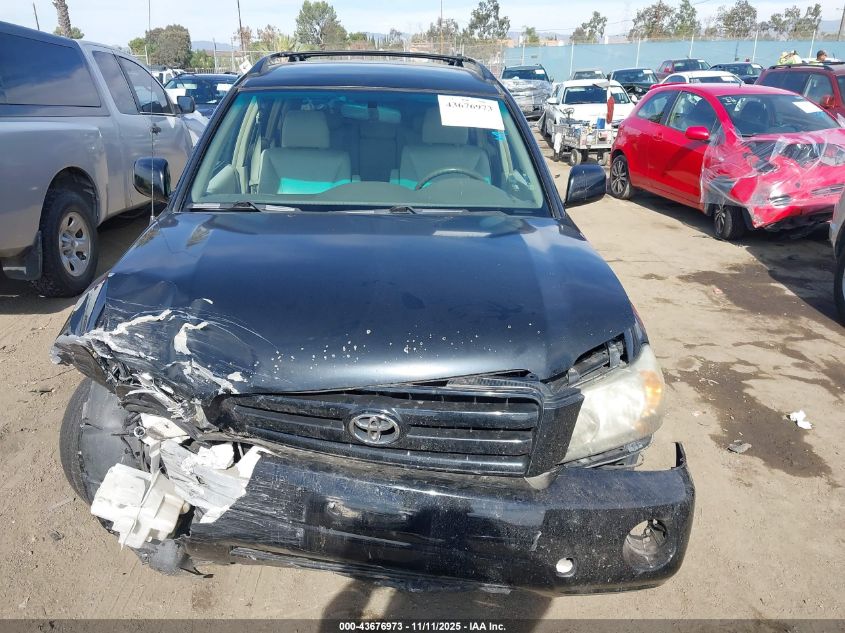 2004 Toyota Highlander VIN: JTEGD21A640090116 Lot: 43676973