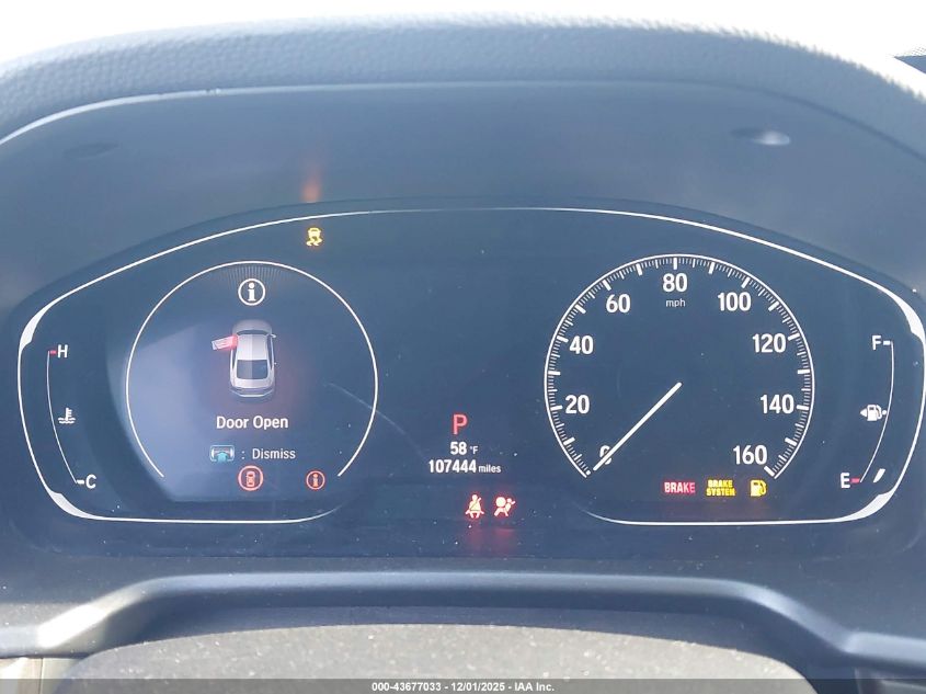 2018 Honda Accord Touring VIN: 1HGCV1F97JA003050 Lot: 43677033