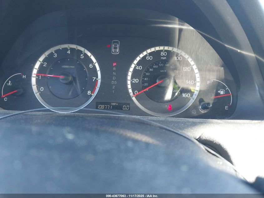 2009 Honda Accord 2.4 Ex-L VIN: 1HGCP268X9A117076 Lot: 43677063