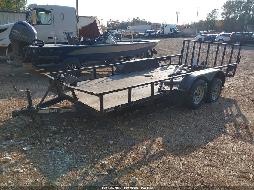 53VBU1627PG047673 2020 16' Tandem Axel Trailer photo 1