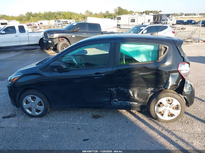 2020 Chevrolet Spark Fwd Ls Automatic VIN: KL8CB6SA3LC416121 Lot: 43677129
