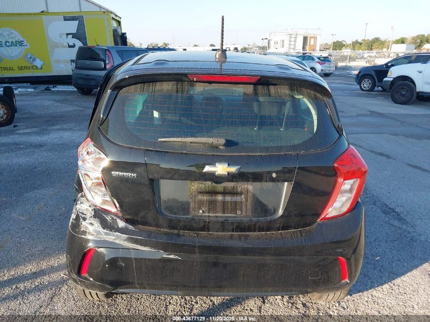 2020 Chevrolet Spark Fwd Ls Automatic VIN: KL8CB6SA3LC416121 Lot: 43677129