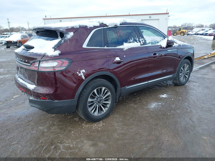 Vin: 2lmpj8j91mbl07995, lot: 44172430, lincoln nautilus standard 20214