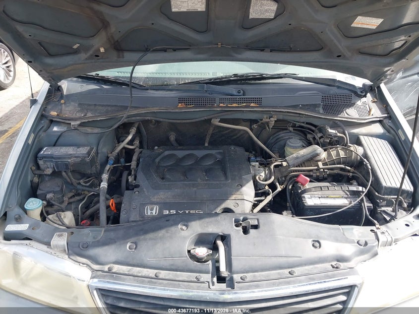 2001 Honda Odyssey Ex VIN: 2HKRL18621H612606 Lot: 43677193