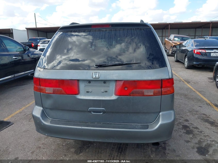 2001 Honda Odyssey Ex VIN: 2HKRL18621H612606 Lot: 43677193