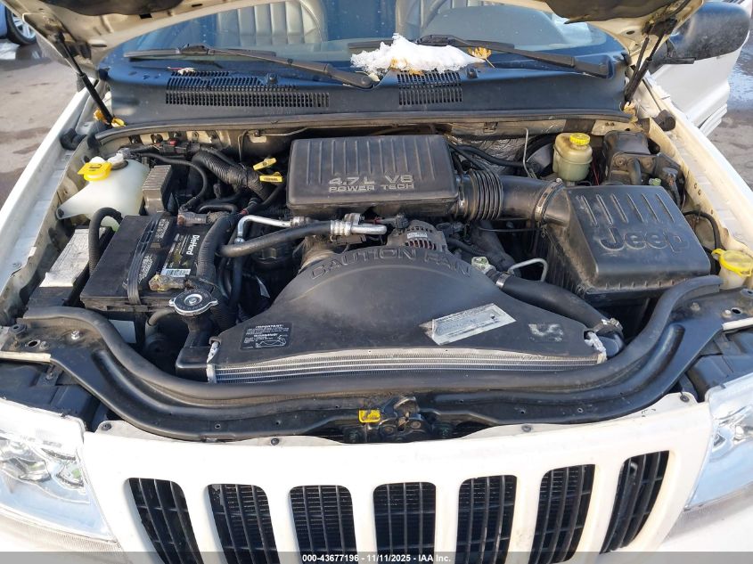 2000 Jeep Grand Cherokee Limited VIN: 1J4GW58N3YC122365 Lot: 43677196