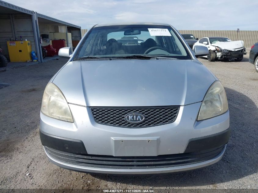 2008 Kia Rio Lx VIN: KNADE123886396510 Lot: 43677271