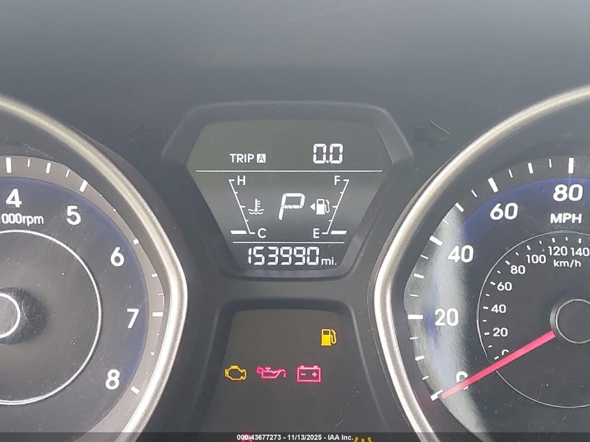 2016 Hyundai Elantra Se VIN: 5NPDH4AE0GH694035 Lot: 43677273