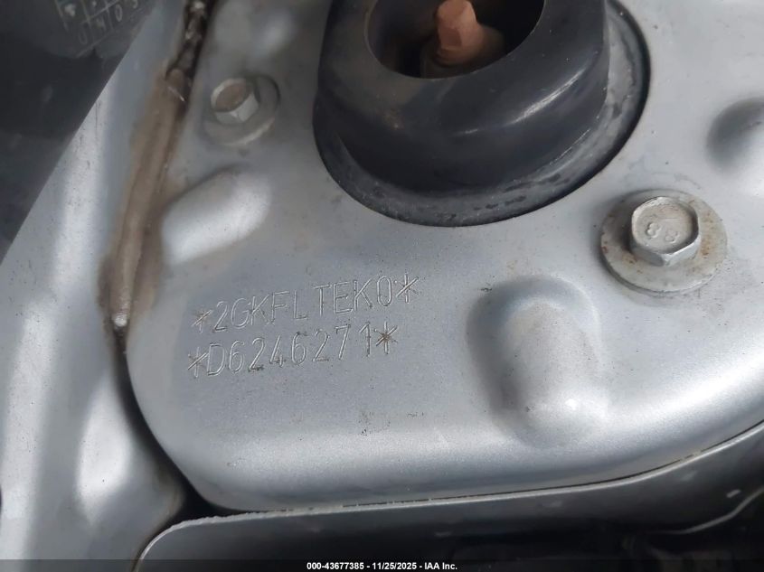 2013 GMC Terrain Sle-2 VIN: 2GKFLTEK0D6246271 Lot: 43677385