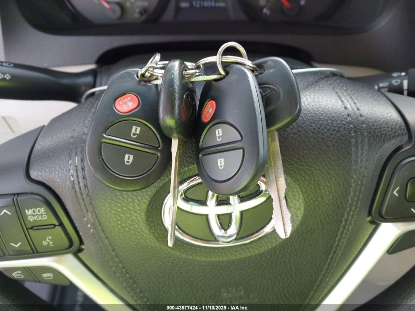 2015 Toyota Sienna L 7 Passenger VIN: 5TDZK3DC1FS598628 Lot: 43677424