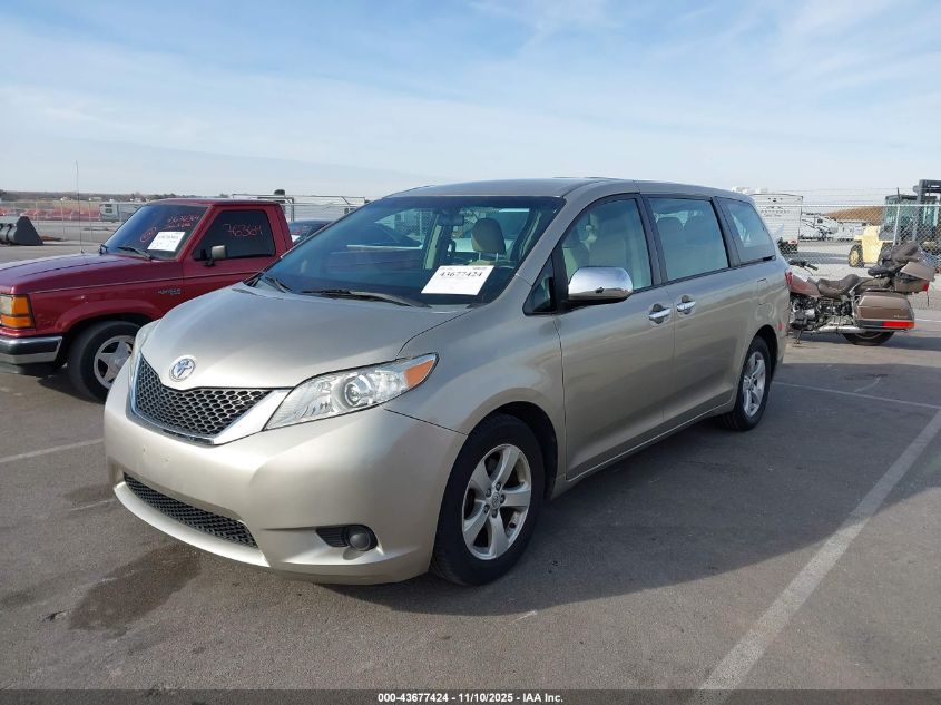 2015 Toyota Sienna L 7 Passenger VIN: 5TDZK3DC1FS598628 Lot: 43677424