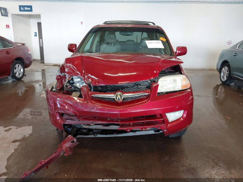 2003 Acura Mdx VIN: 2HNYD18643H505684 Lot: 43677449