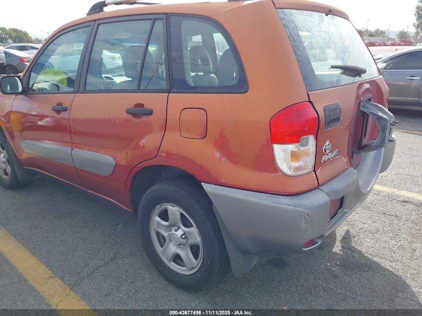 2003 Toyota Rav4 VIN: JTEGH20V730114561 Lot: 43677496