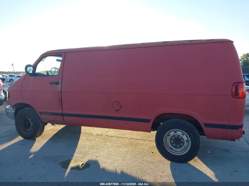 2001 Dodge Ram Van 3500 Conversion VIN: 2B7KB31Y61K510927 Lot: 43677508