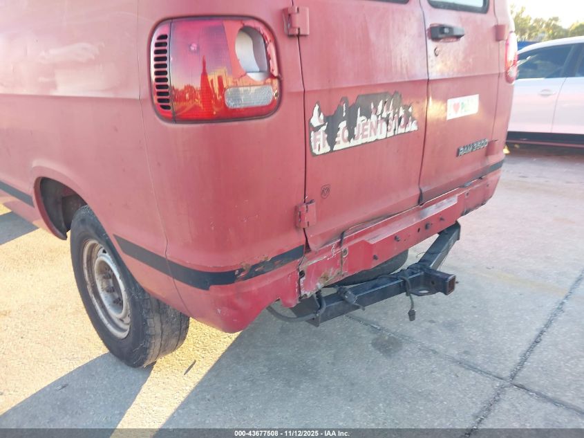 2001 Dodge Ram Van 3500 Conversion VIN: 2B7KB31Y61K510927 Lot: 43677508