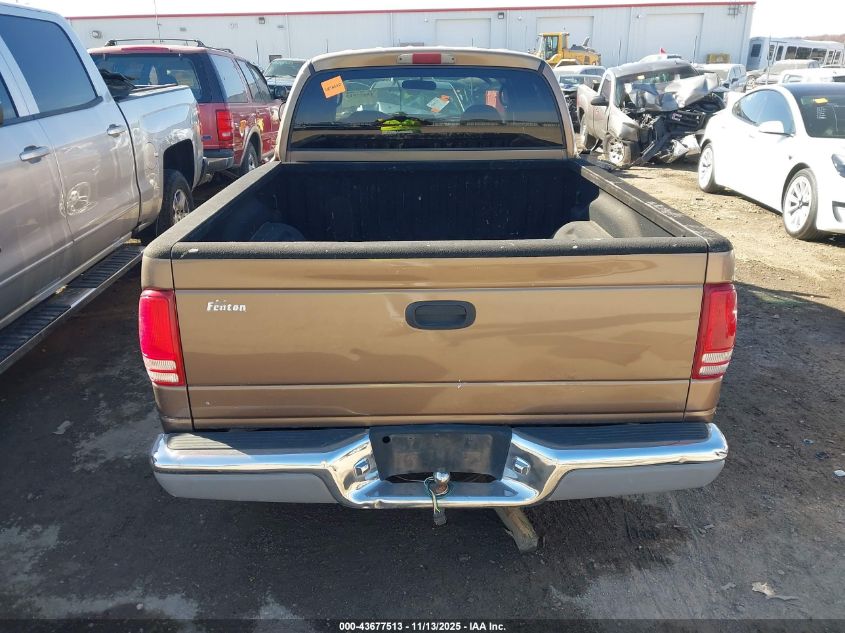 2000 Dodge Dakota Slt/Sport VIN: 1B7GL2AN4YS707923 Lot: 43677513