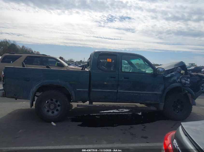 2000 Toyota Tundra Ltd V8 VIN: 5TBRT3815YS039973 Lot: 43677519