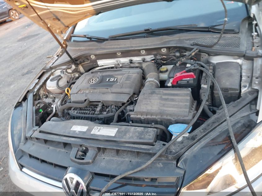 2017 Volkswagen Golf Tsi S 4-Door/Tsi Se 4-Door/Tsi Sel 4-Door/Tsi Wolfsburg Edition 4-Door VIN: 3VW217AUXHM012615 Lot: 43677551