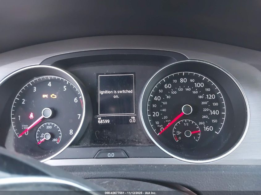 2017 Volkswagen Golf Tsi S 4-Door/Tsi Se 4-Door/Tsi Sel 4-Door/Tsi Wolfsburg Edition 4-Door VIN: 3VW217AUXHM012615 Lot: 43677551