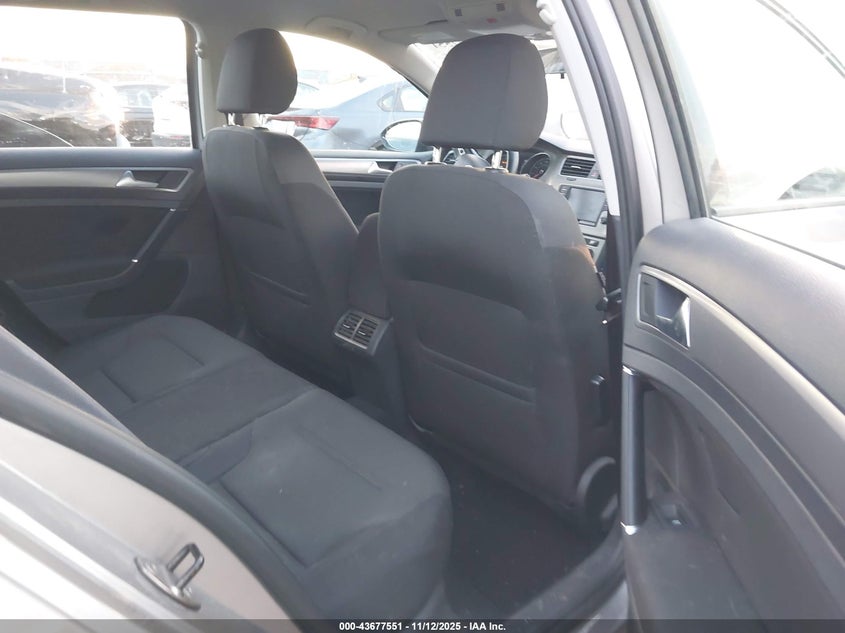 2017 Volkswagen Golf Tsi S 4-Door/Tsi Se 4-Door/Tsi Sel 4-Door/Tsi Wolfsburg Edition 4-Door VIN: 3VW217AUXHM012615 Lot: 43677551