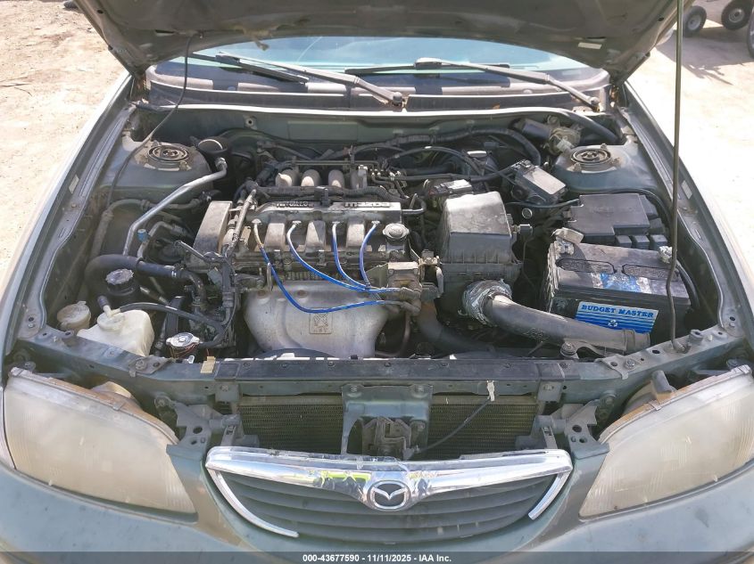 1998 Mazda 626 Dx/Lx VIN: 1YVGF22C2W5691764 Lot: 43677590