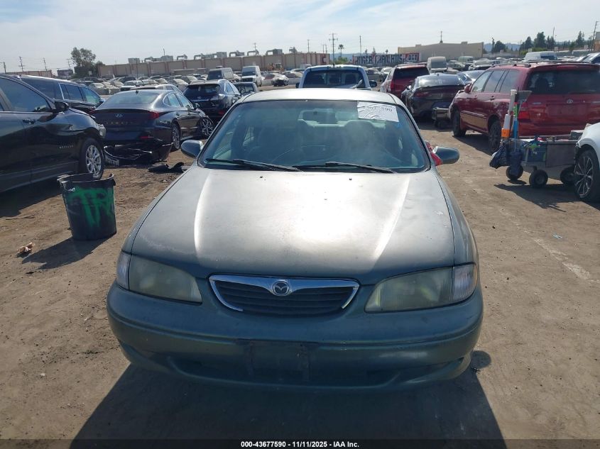 1998 Mazda 626 Dx/Lx VIN: 1YVGF22C2W5691764 Lot: 43677590