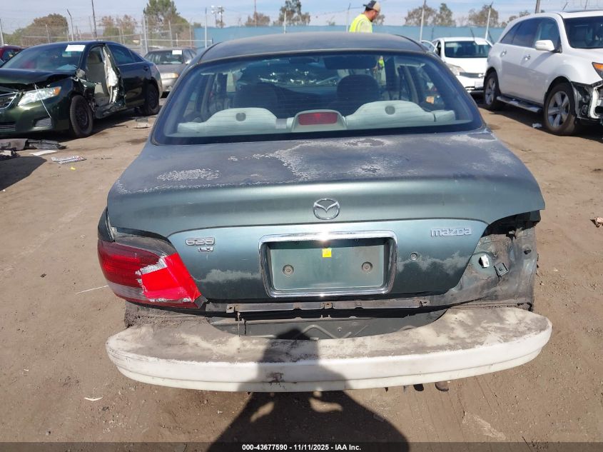 1998 Mazda 626 Dx/Lx VIN: 1YVGF22C2W5691764 Lot: 43677590