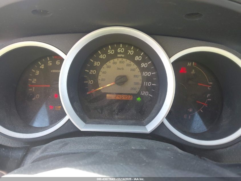 2007 Toyota Tacoma Prerunner VIN: 5TETX62NX7Z378437 Lot: 43677643