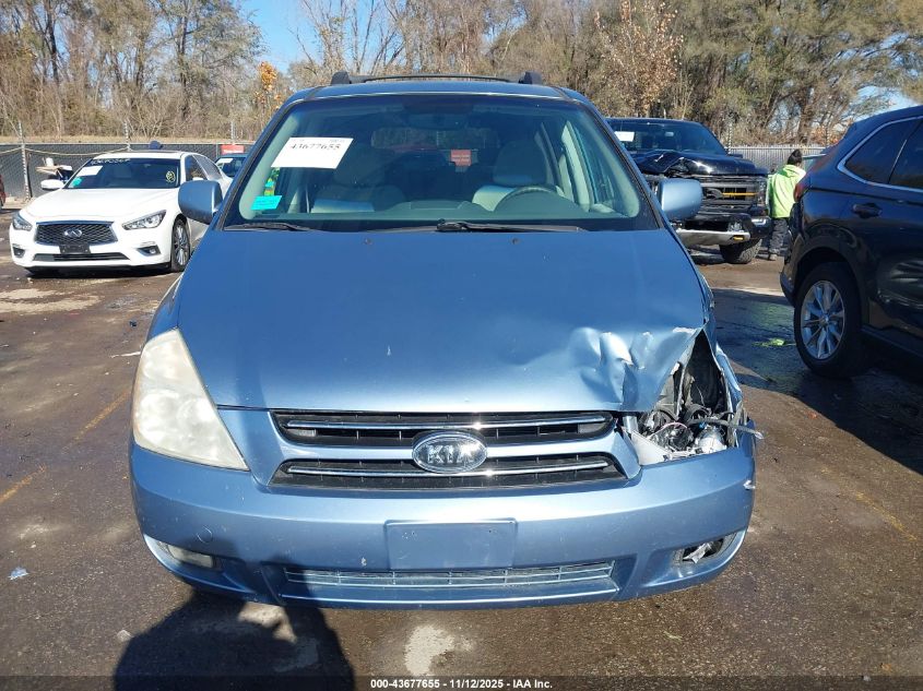 2007 Kia Sedona Ex VIN: KNDMB233676182520 Lot: 43677655