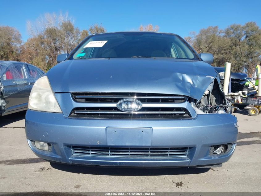 2007 Kia Sedona Ex VIN: KNDMB233676182520 Lot: 43677655