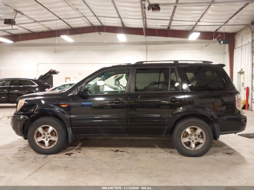2008 Honda Pilot Ex-L VIN: 5FNYF18748B000718 Lot: 43677676